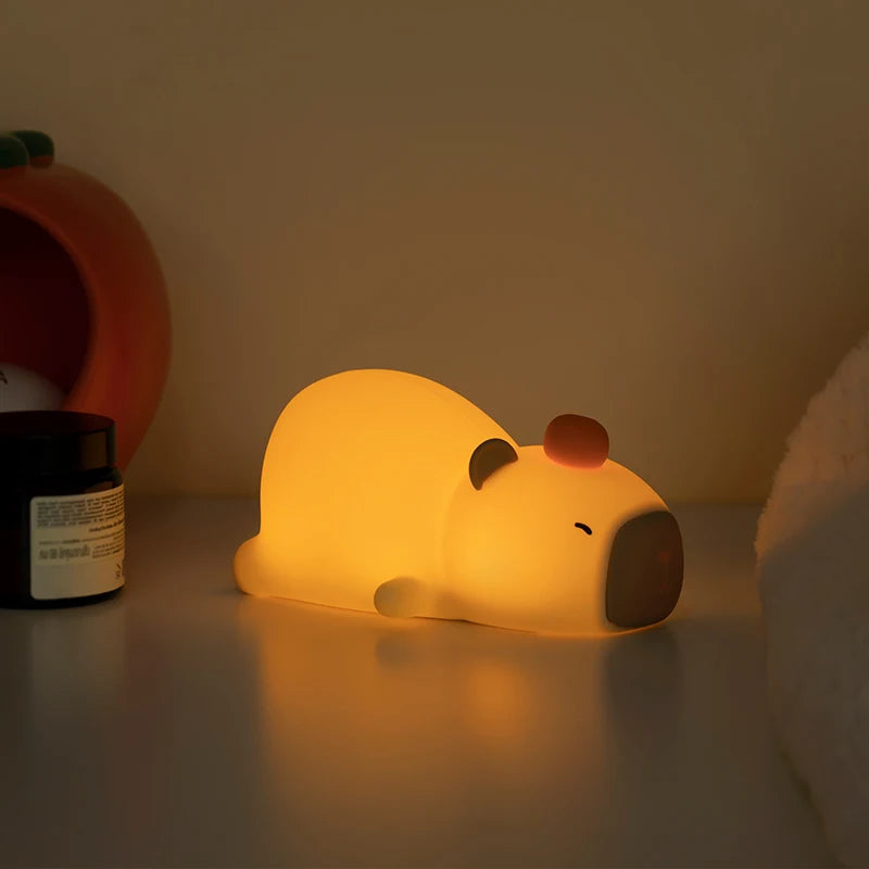 Sleepy Capybara Night Light