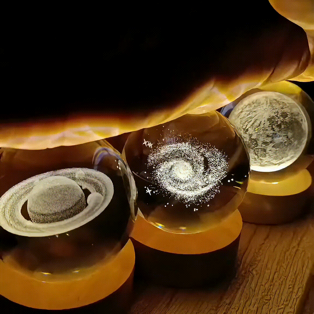 Galaxy Crystal Ball Night Light