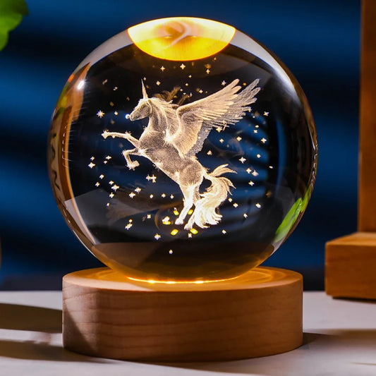 Nature Crystal Ball Night Light